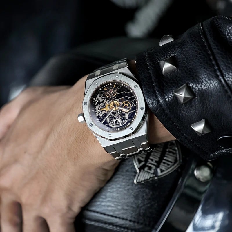 FM019 Skeleton Luminous Automatic Watch