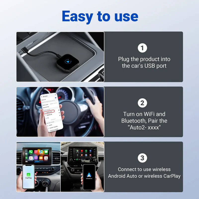 CarPlay+Android Auto Link 2 AZ 1-BEN